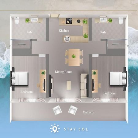 Apartment With Bay View Balcony - Pool - Up To 6 - Gym ハリウッド エクステリア 写真
